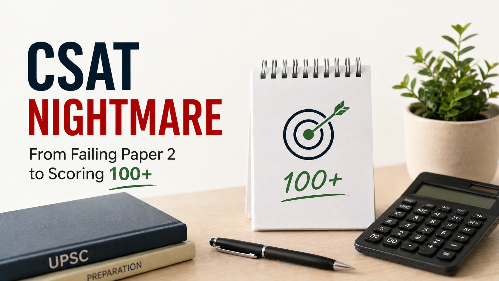 The UPSC CSAT Nightmare: How I went from failing Paper 2 to comfortably scoring 100+ with just basic math