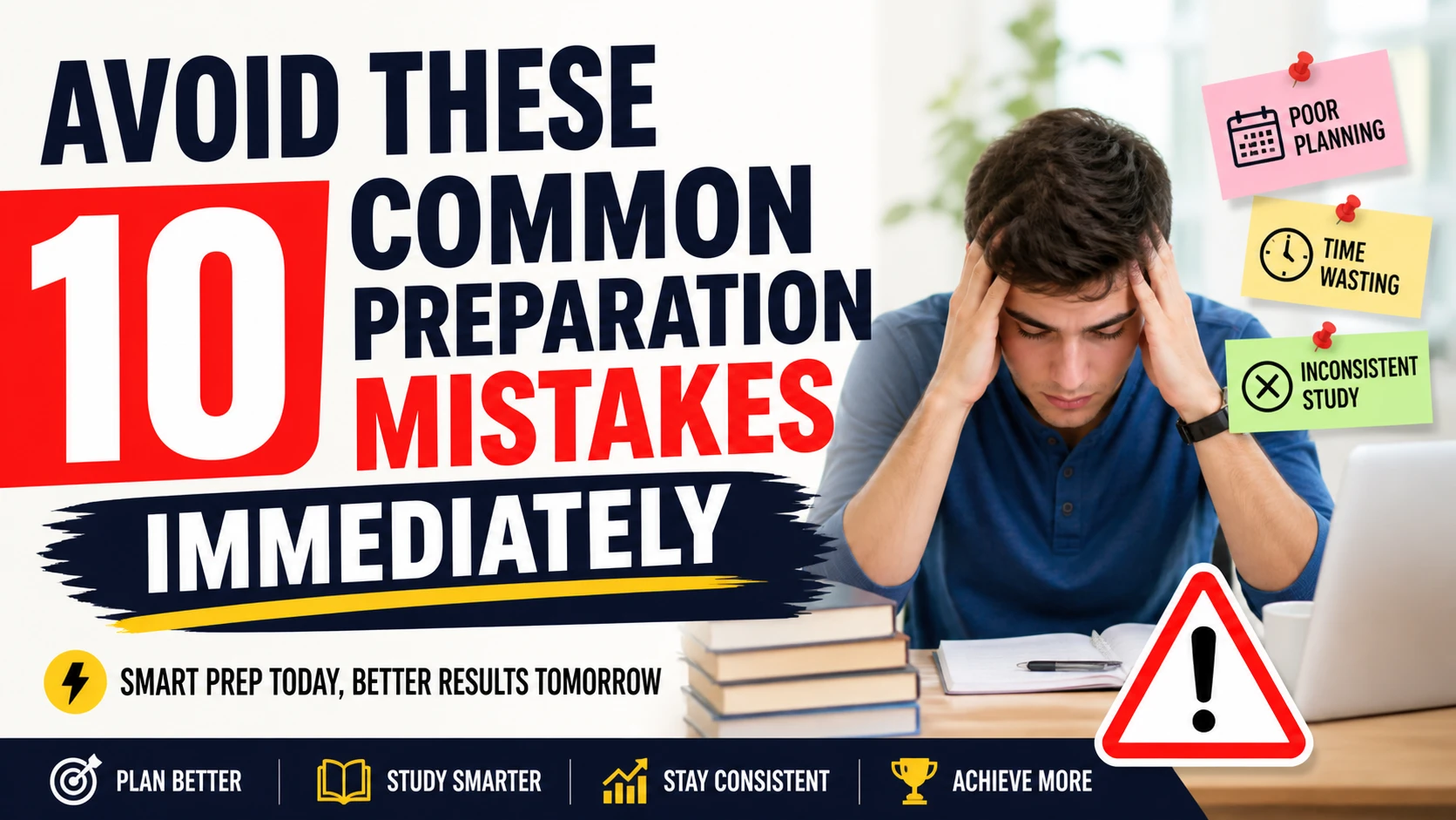 Avoid These 10 Common Preparation Mistakes Immediately To Better Results Faster